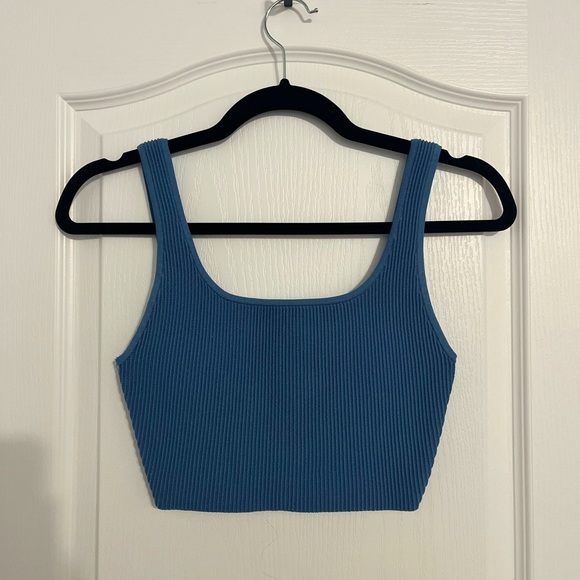 Babaton Sculpt Knit Squareneck Cropped Tank - Picture 2 of 2